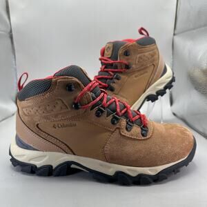 Columbia Newton Ridge Plus II Boots Mens Size 9.5 Brown Waterproof Hiking Trail